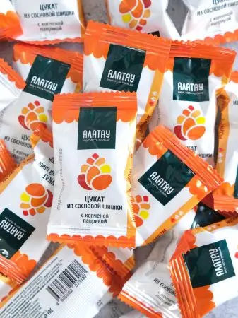 Цукаты сосновые АССОРТИ 4 вкуса, 600 гр